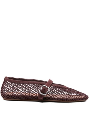 Alaïa Fishnet Ballet Flats - Alaïa - Modalova