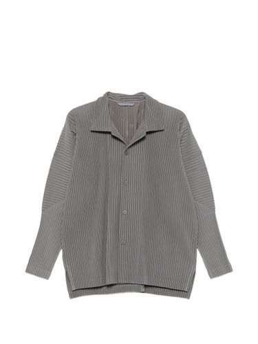 Pleated Polo Shirt - HOMME PLISSE' ISSEY MIYAKE - Modalova