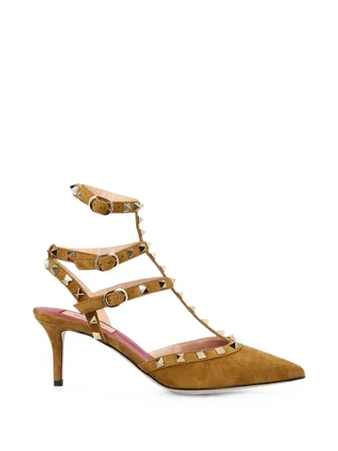 Rockstud Leather Pumps - Valentino Garavani - Modalova