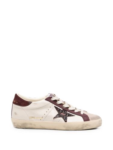 Super-Star Leather Sneakers - Golden Goose - Modalova