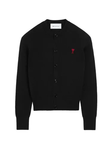 Ami De Coeur Wool Cardigan - Ami Paris - Modalova