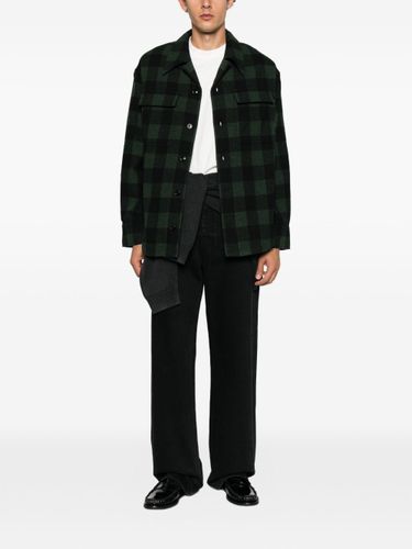 Ami Paris Wool Checkec Shirt - Ami Paris - Modalova