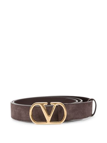 Vlogo Signature Suede Leather Belt - Valentino Garavani - Modalova