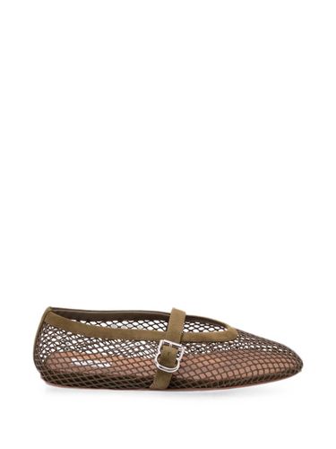 Alaïa Fishnet Ballet Flats - Alaïa - Modalova