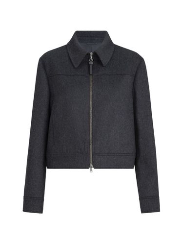 Zipped Wool Jacket - Brunello Cucinelli - Modalova