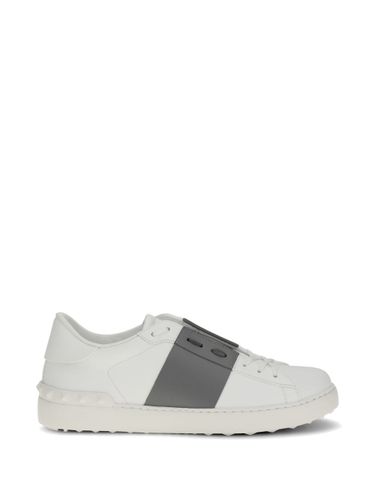 Open Leather Sneakers - Valentino Garavani - Modalova