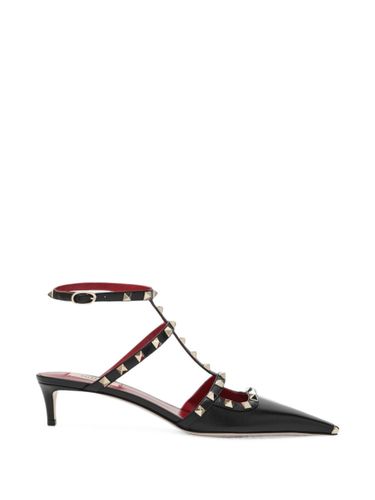 Rockstud Leather Pumps - Valentino Garavani - Modalova