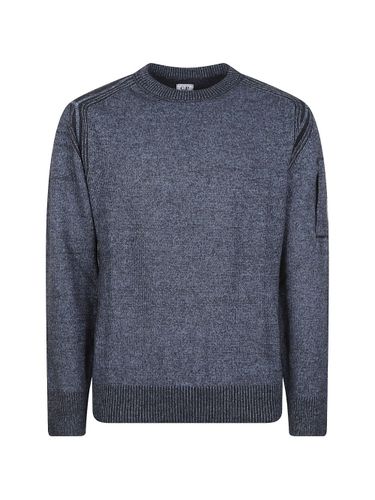 Wool Blend Crewneck Sweater - C.P. COMPANY - Modalova