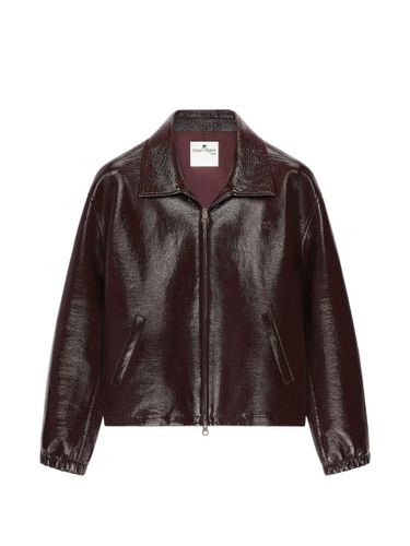COURRÈGES Vinyl Bomber Jacket - COURRÈGES - Modalova