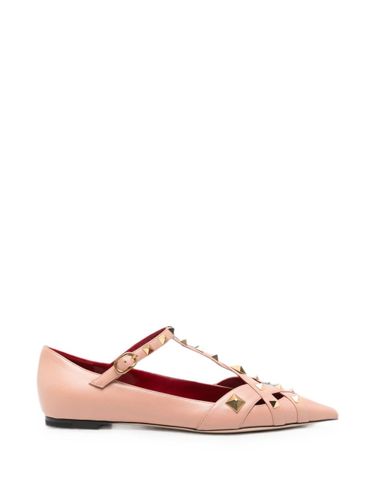 Studdy Leather Ballet Flats - Valentino Garavani - Modalova