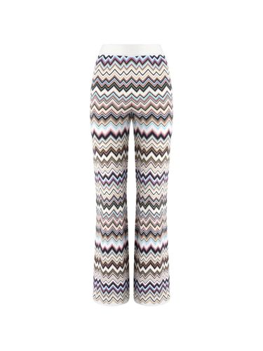 Missoni Zig Zag Motif Wool Trousers - Missoni - Modalova