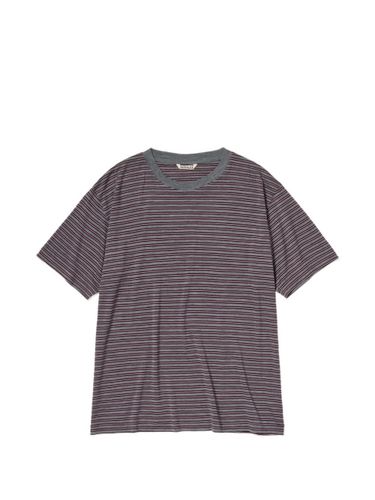 AURALEE Wool Striped T-Shirt - AURALEE - Modalova