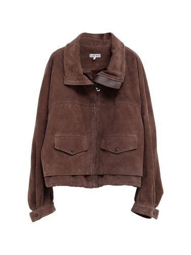 Loewe Suede Leather Jacket - Loewe - Modalova