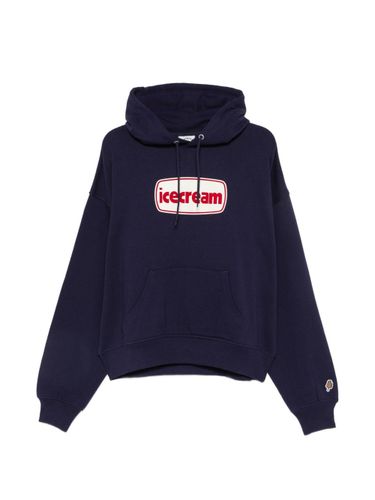 ICECREAM Logo Cotton Hoodie - ICECREAM - Modalova