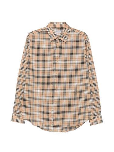 Burberry Check Cotton Shirt - Burberry - Modalova