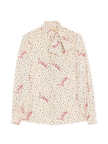 Valentino Printed Silk Shirt - Valentino - Modalova