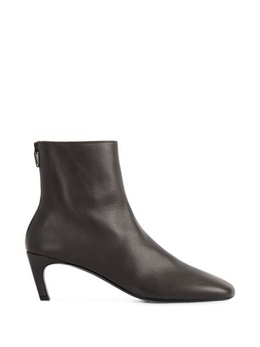 TOTEME Leather Heel Ankle Boots - TOTEME - Modalova