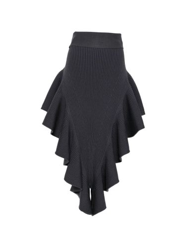 Alaïa Wool Volants Skirt - Alaïa - Modalova