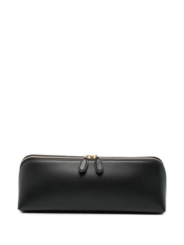 Alaïa Alaia Delta Leather Clutch - Alaïa - Modalova