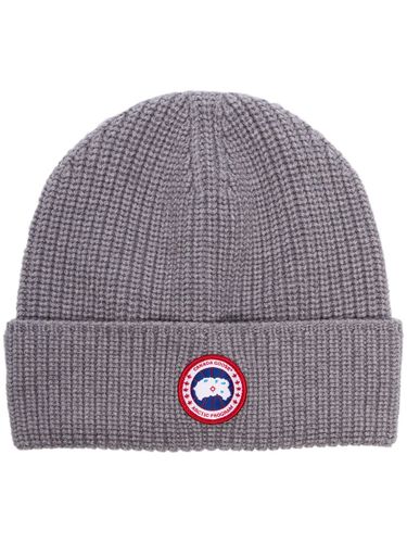 Canada Goose Logo Wool Beanie - Canada Goose - Modalova