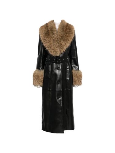 Estella Faux Leather Coat - Stand Studio - Modalova