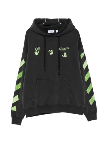 Bacco Arrow Skate Cotton Hoodie - Off White - Modalova