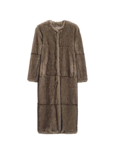 Hilma Faux Fur Long Coat - Stand Studio - Modalova