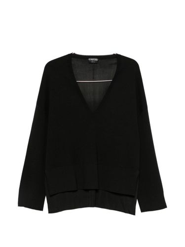 Wool Blend V-Necked Sweater - Tom Ford - Modalova