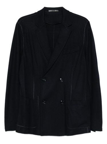Cashmere Double-Breasted Blazer Jacket - Giorgio Armani - Modalova