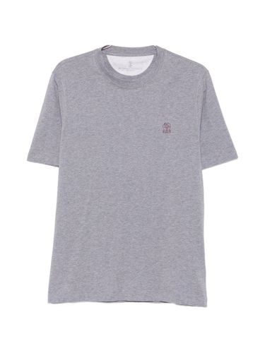 Logo Cotton T-Shirt - Brunello Cucinelli - Modalova