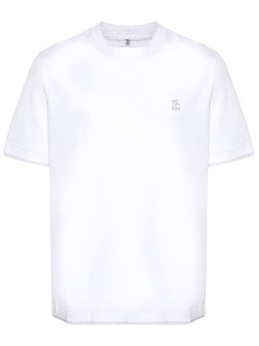 Logo Cotton T-Shirt - Brunello Cucinelli - Modalova