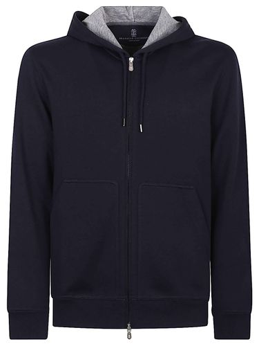 Cotton Blend Hoodie - Brunello Cucinelli - Modalova