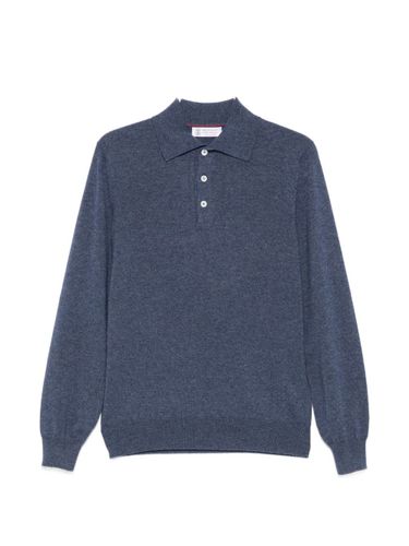 Cashmere Polo Shirt - Brunello Cucinelli - Modalova