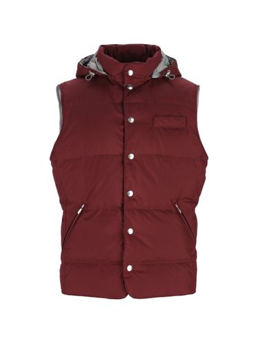 Brunello Cucinelli Hooded Down Vest - Brunello Cucinelli - Modalova