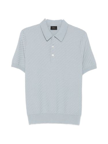Cotton And Cashmere Polo Shirt - BRIONI - Modalova
