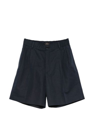 Bellagio Linen And Cotton Shorts - BRIONI - Modalova