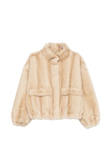 Iris Faux Leather Bomber Jacket - APPARIS - Modalova