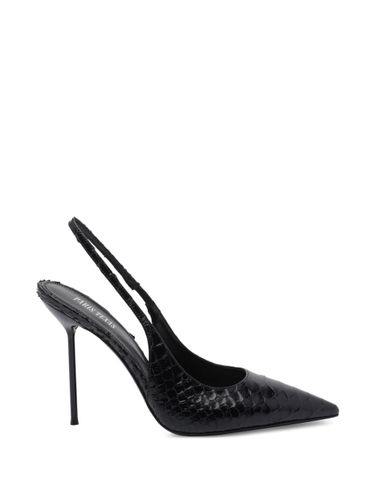Lidia Leather Slingback Pumps - Paris Texas - Modalova