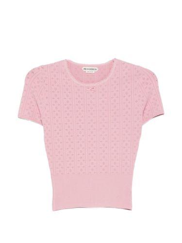 JW ANDERSON Logo Cotton T-Shirt - JW ANDERSON - Modalova