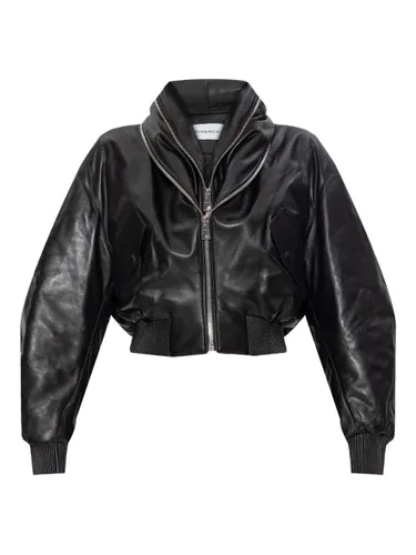 Givenchy Leather Bomber Jacket - Givenchy - Modalova