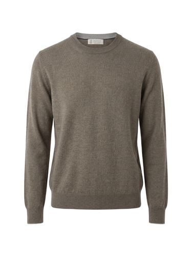 Cashmere Crewneck Sweater - Brunello Cucinelli - Modalova