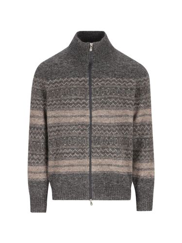 Wool Zipped Cardigan - Brunello Cucinelli - Modalova