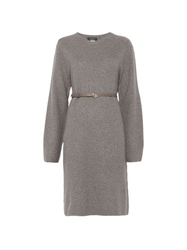 Wool Blend Midi Dress - Fabiana Filippi - Modalova