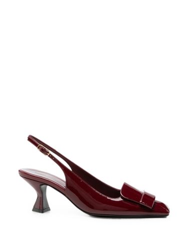 Leather Slingback Pumps - SERGIO ROSSI - Modalova