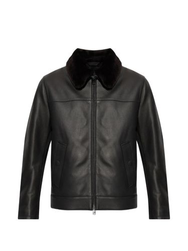 BRIONI Leather Jacket - BRIONI - Modalova