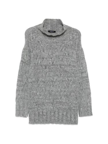 Wool Blend Turtle-Neck Sweater - Fabiana Filippi - Modalova