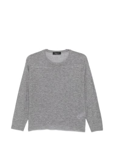 Wool Crewneck Sweater - Fabiana Filippi - Modalova