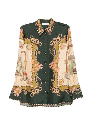 Valiant Printed Silk Shirt - Zimmermann - Modalova