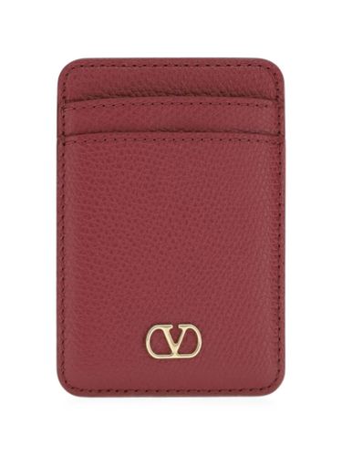 Vlogo Signature Leather Card Case - Valentino Garavani - Modalova
