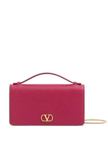 Vlogo Signature Leather Wallet On Chain - Valentino Garavani - Modalova